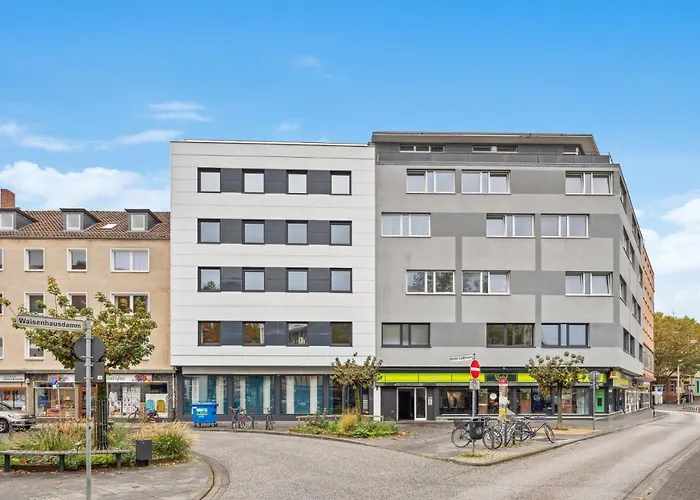 Maremar - Design Im Zentrum - 2 Schlafzimmer - Luxus Boxspringbetten - Kueche - Arbeitsplaetze & Highspeed Wlan - Balkon