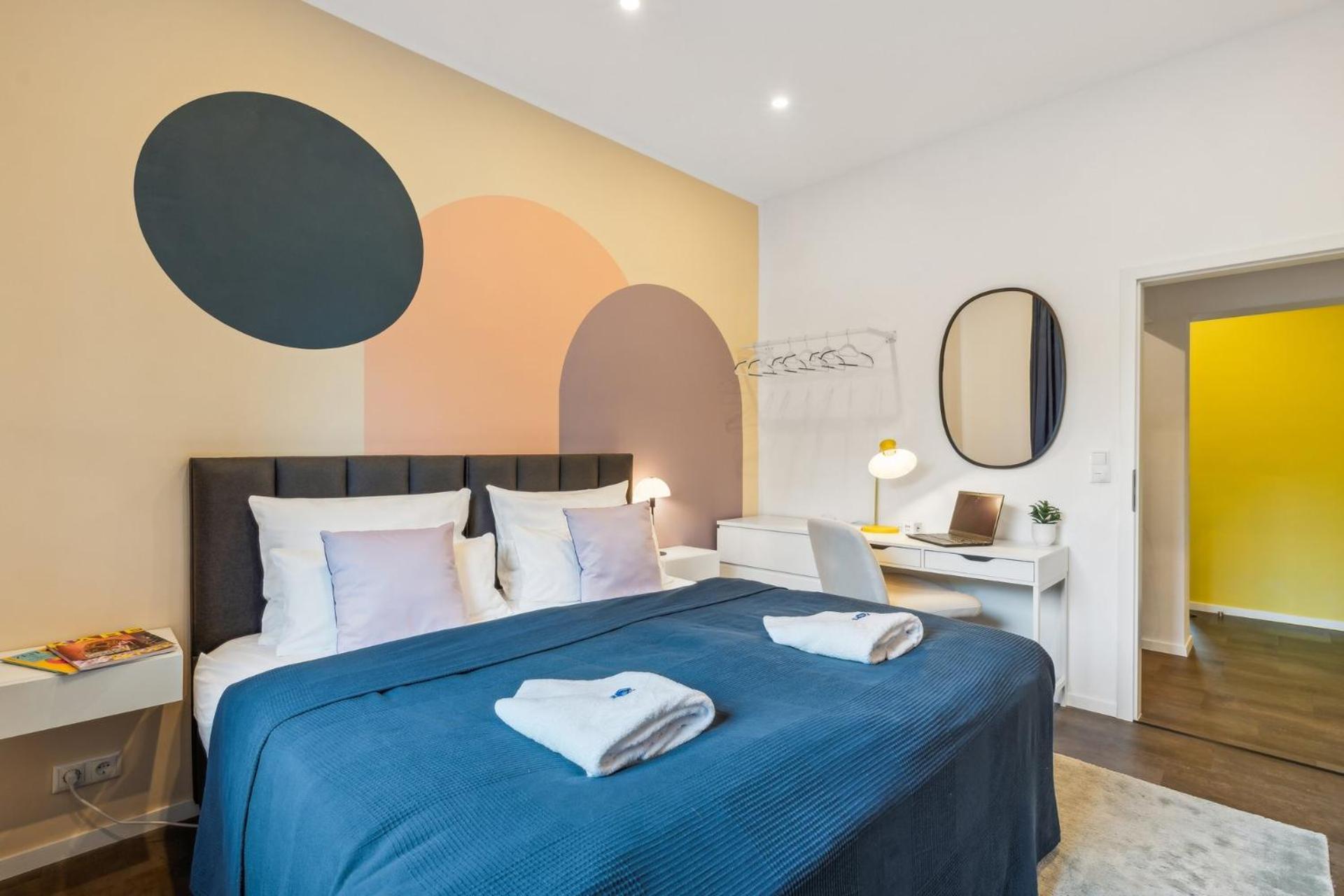 Apartment Maremar - Design Im Zentrum - 2 Schlafzimmer - Luxus Boxspringbetten - Kueche - Arbeitsplaetze & Highspeed Wlan - Balkon Braunschweig