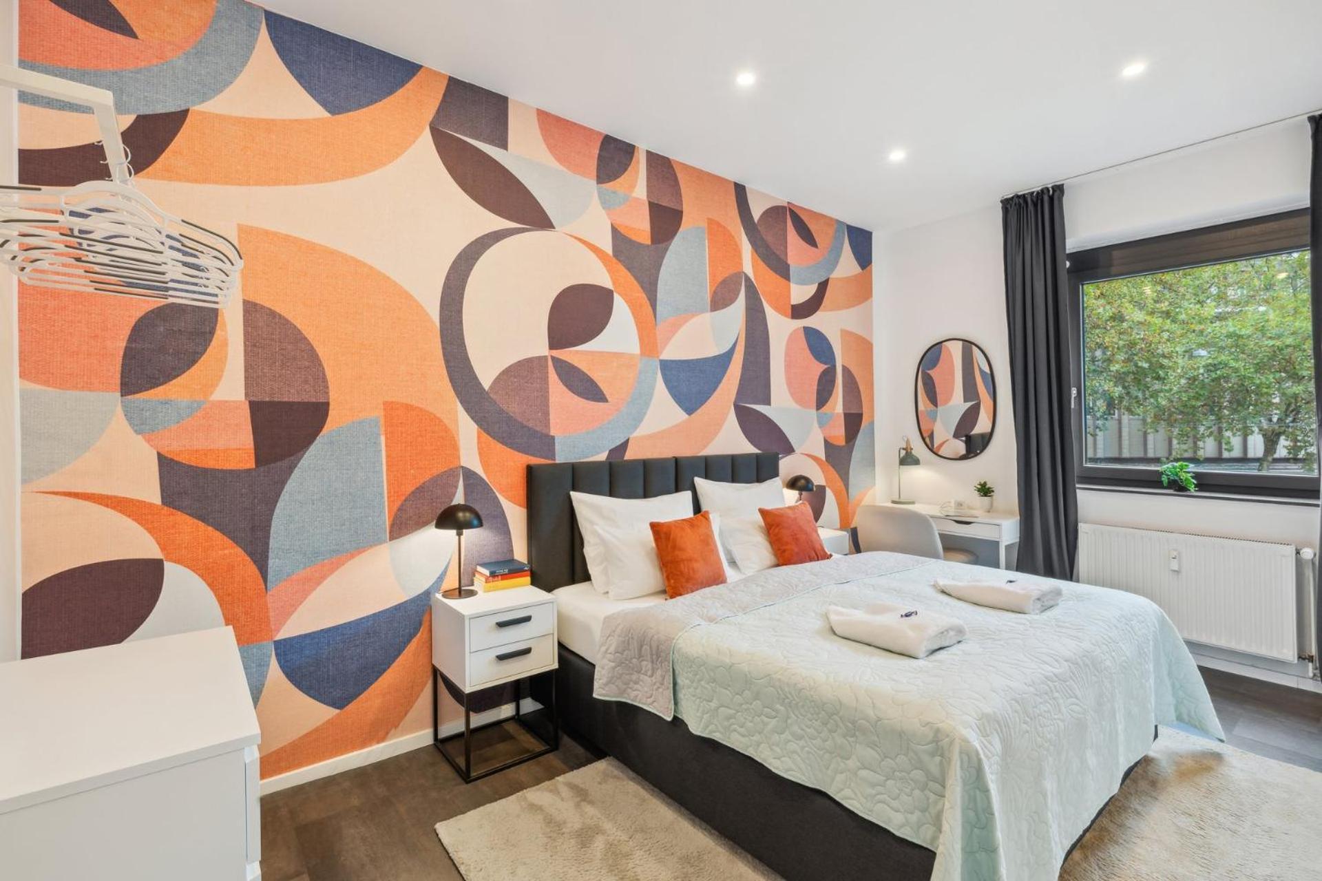Maremar - Design Im Zentrum - 2 Schlafzimmer - Luxus Boxspringbetten - Kueche - Arbeitsplaetze & Highspeed Wlan - Balkon Apartment Braunschweig