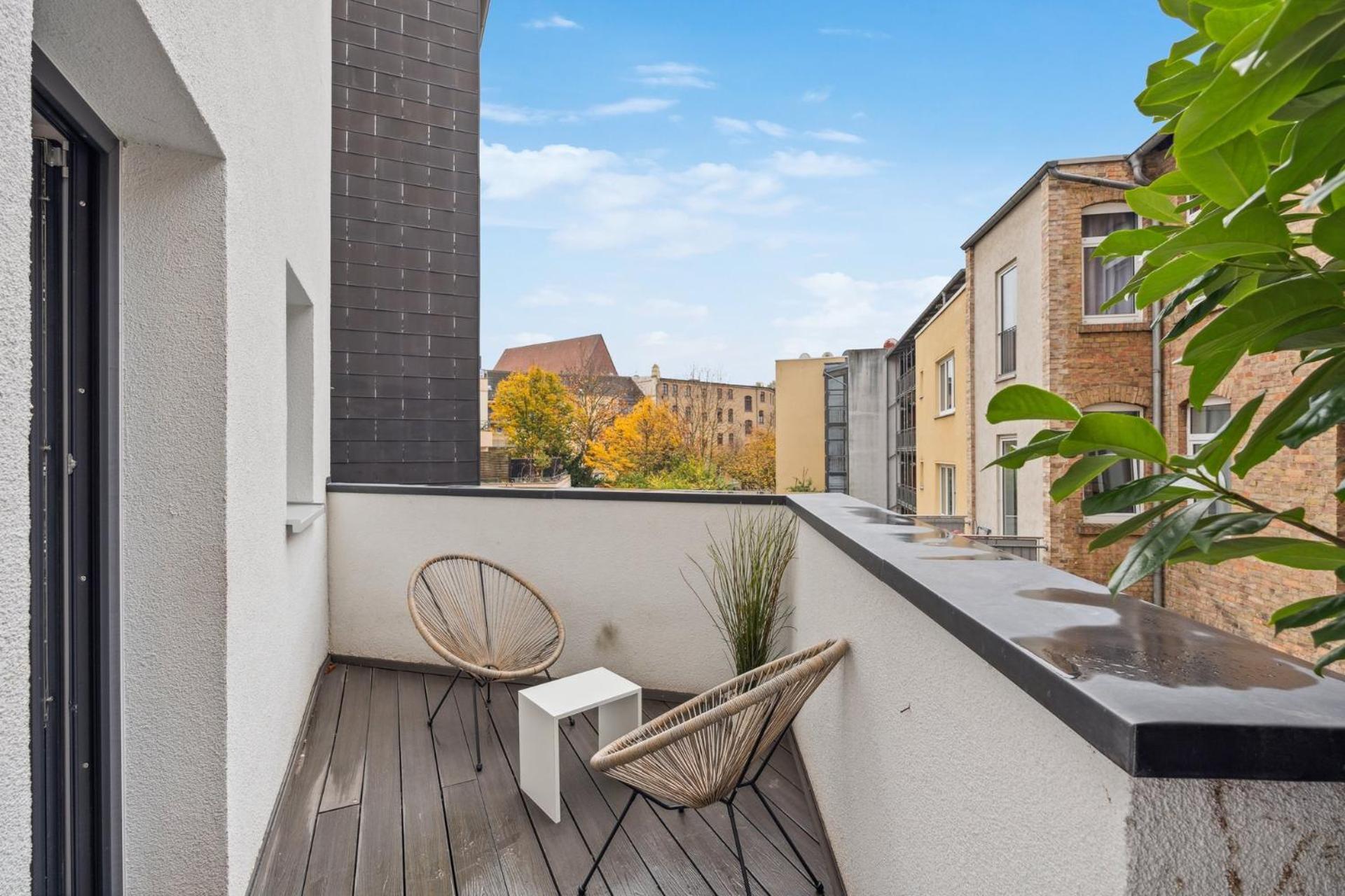 Apartment Maremar - Design Im Zentrum - 2 Schlafzimmer - Luxus Boxspringbetten - Kueche - Arbeitsplaetze & Highspeed Wlan - Balkon Braunschweig