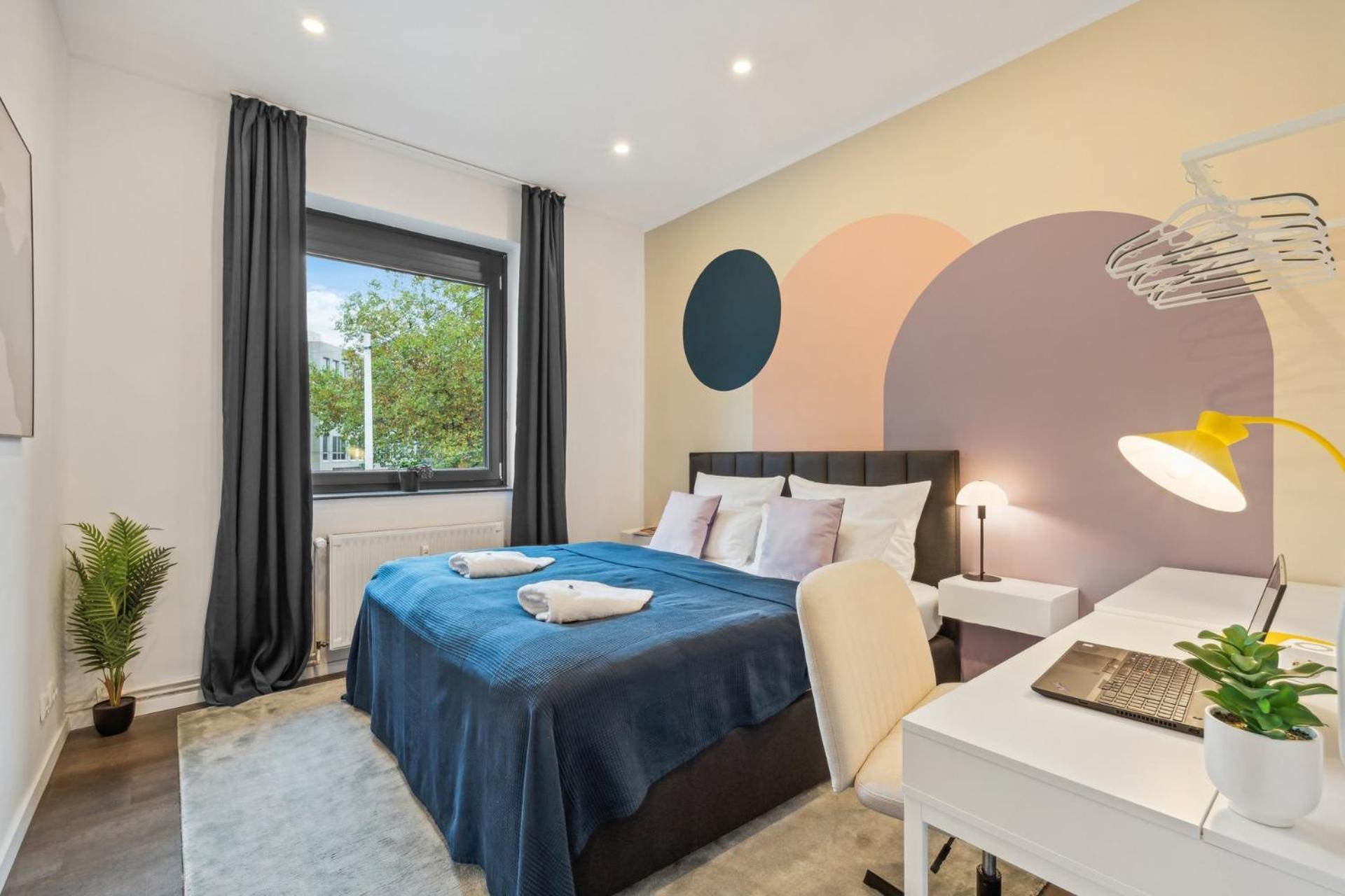 Maremar - Design Im Zentrum - 2 Schlafzimmer - Luxus Boxspringbetten - Kueche - Arbeitsplaetze & Highspeed Wlan - Balkon